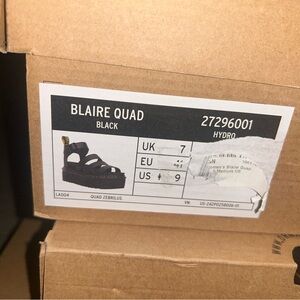 Blaire Quad Black Sandals
